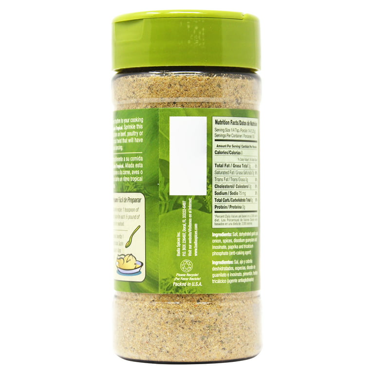 Badia Sazón Tropical, Spices & Seasoning, 6.75 oz