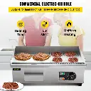 Plancha eléctrica para encimera, parrilla