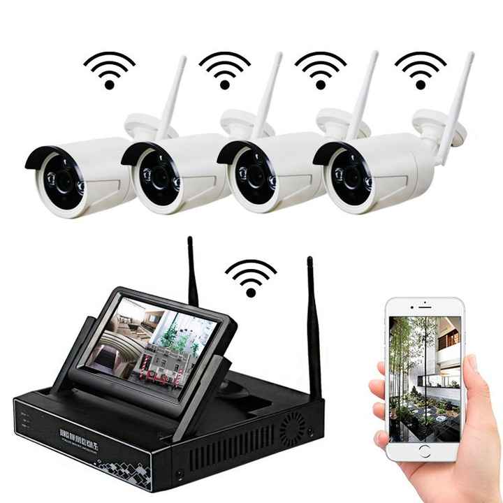 EseeCloud 3 5MP 4 8CH WiFi con pantalla