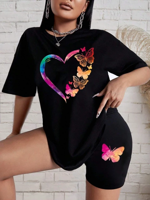 Camisetas con estampado mariposas