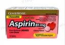 Aspirina con sabor cereza 