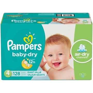 Pampers de bebe número 4